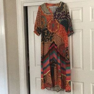 Colorful maxi dress